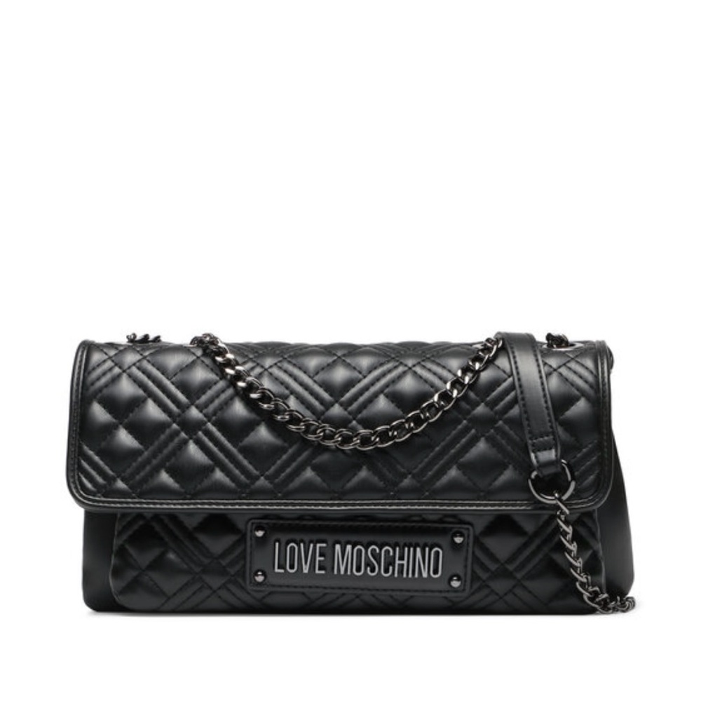 Love Moschino Black Quilted Shoulder Bag